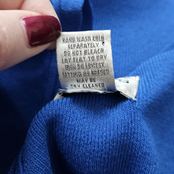 Chico's Blue Sleeveless Sweater - Picture 6 of 8